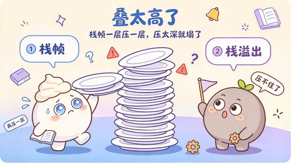 栈帧不是无限叠的——-Xss 定死上限,叠到顶就 StackOverflowError